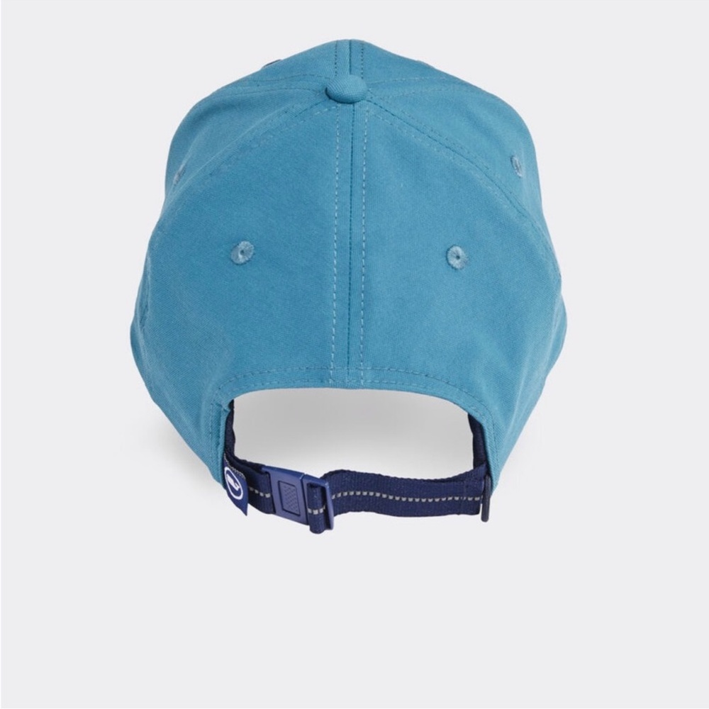 NWT vineyard vines On-The-Go Canvas Baseball Hat in Mallard Blue - Picture 7 of 8